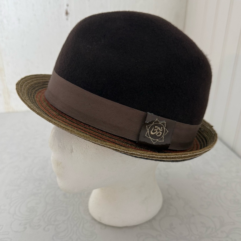 CARLOS By Carlos Santana Wool & Paper Fedora Hat Size Large